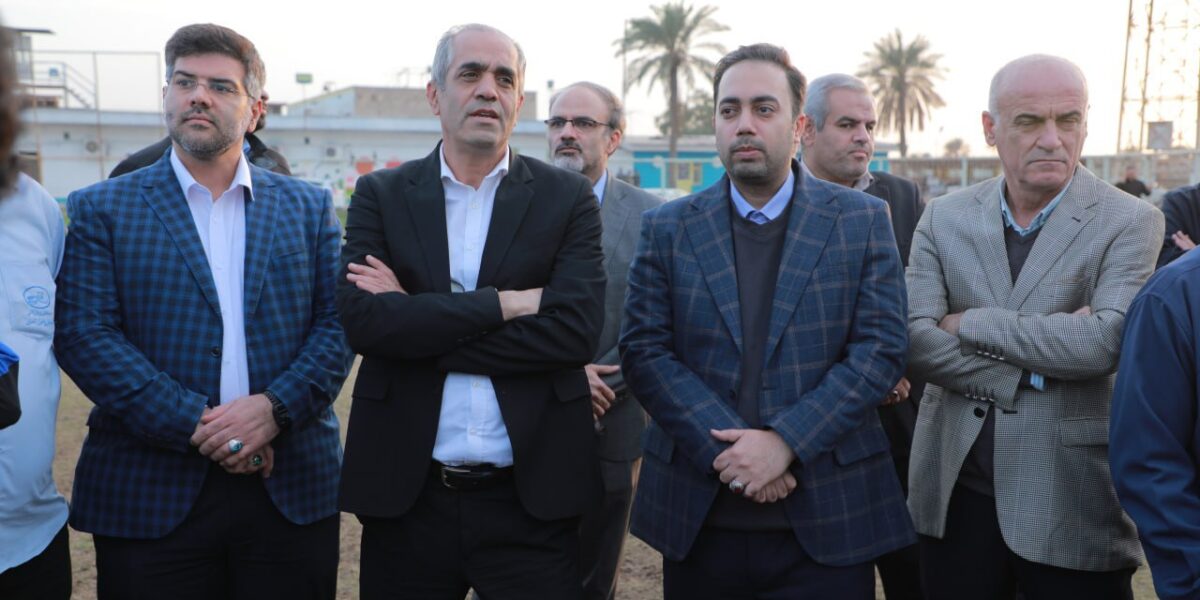 مدیرعامل گروه ملی صنعتی فولاد ایران در دیدار با کادر فنی و بازیکنان تیم فوتبال جوانان استقلال خوزستان